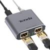 Tenda Sdoppiatore Ethernet Gigabit Switch 1 a 2, RJ45 2 Porte 1000 Mbps Switch di Rete LAN, Compatibile con Cavi Ethernet di Cat 8/7/6/5e/5, Splitter ethernet per Computer, Router (SG103M)