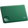 Life360 Tile Slim - Localizzatore e tracker Bluetooth per portafogli, etichette di bagagli, passaporti e altro. Compatibile con iOS e Android. Trova telefono. Pacchetto da 1 (Green Surf)