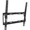Atlantis P022-286ST Supporto TV parete inclinabile, Staffa da Parete per TV da 32" a 60", Max 35Kg, Max VESA 400x400. Inclinazione Verticale da 0° a -8°. Aggancio semplificato.