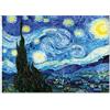 Giallobus - Quadro - Vincent Van Gogh - Notte stellata - Vetro acrilico - 140x100 - Pronto da appendere - Quadri moderni per la casa