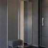 Dmora - Scarpiera Drome, Mobile portascarpe, Armadio da Ingresso Multiuso, Mobiletto per Calzature, 50x20 h181 cm, Rovere