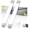 LROLTEF Luce LED Sottopensile Cucina - 30CM 2200mAh Luci con Sensore di Spostamento Manuale & Sensore di Movimento - Armadio Lampada Dimmerabile per Cucina Scale Soggiorno Camere da Letto | 2 Pezzi