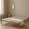 Talamo Italia - Rete letto matrimoniale Anagaia, Rete ortopedica a doghe larghe, 100% Made in Italy, Cm 160x190h31