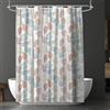 URAQT Tenda da Doccia antimuffa, Impermeabile in PEVA, Resistente, con 12 Ganci, Foglie Colorate, per Vasca da Bagno, Doccia, 180 x 180 cm