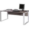 Composad | Scrivania della Linea Disegno con Gambe in Metallo, Scrivania PC Moderna, (LxAxP) 170x74,50x80 cm, Colore Rovere Sonoma e Gambe Bianco, per Ufficio, Studio, Made in Italy