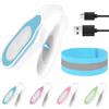 Ainiv Luce Notturna per Infermieri Torcia, LED Torcia Elettrica per Abbigliamento, 3 Modalità Torcia Frontale LED Ricaricabile USB, Mini Luce Notturna a Corsa Pulsante Clip in Silicone, Blu