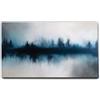 Giallobus - Quadro - 01 - Orizzonti di alberi - Tela Canvas Telaio Standard - 70x40 - Pronto da appendere - Quadri moderni per la casa