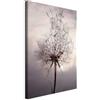 murando - Quadro Verticale Fiore Soffione Astratto Beige 40x60 cm 1 Pezzo - Stampa su Tela - Quadri Moderni - Pannelli Decorativi per Pareti Decorazioni da Parete Decori Moderno Pittura - b-B-0634-b-a