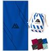 ALP & ACT Asciugamano Microfibra Palestra - 100% microfibra riciclata - EXTRA COMPATTO e leggero - telo microfibra palestra uomo & donna - asciugamano grande: tennis, yoga, mare, 140x70 blu notte