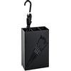 HAKU Portaombrelli nero, metallo - Dim. L 30 cm x A 48 cm x P 16 cm, Stile Moderno