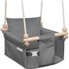 MAMOI® Altalena neonato per bambini, Altalene di legno da interno, Dondolo a porta da casa, Altalena design scandinavo a partire da 1 anno 2/3 anni, Baby swing