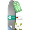 SimplySmooth Copriasse Premium 120x40 cm | OEKO-TEX 100 | Made in Germany | Imbottitura comfort | Per assi 115-122x35-40 cm | Taglia M