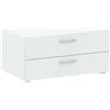 Dmora - Cassettiera Limerick, Settimino multiuso, Comò camera da letto, Mobile con cassetti, 74x52 h35 cm, Bianco