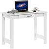 Furinno Jaya Scrivania con cassetto, Legno, Bianco, 44.45 (D) x 99.57 (W) x 73.66 (H) cm