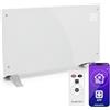 Klarstein Stufa Elettrica Basso Consumo, 2000W, Termoconvettore a Parete con Termostato, Termosifone , Calorifero Riscaldamento Smart
