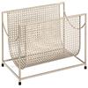 HAKU Portagiornali oro, metallo - Dim. L 37 cm x A 30 cm x P 22 cm, Stile Art Deco