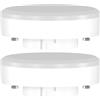 ledscom.de 2x GX53 Lampadina LED, bianco (4100 K), 10,9 W, 1212lm, 115°, opaca