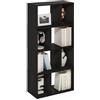 Furinno DALY Libreria 8 Cubi, Organizer a Cubi Libreria con Scomparti Irregolari, per Soggiorno, Camera da Letto, Home Office, Espresso