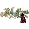 Kare Design appendiabiti Jungle Party Colore, verde, 6 ganci, 43x107 cm