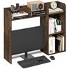 Furinno CLASSIC Mensola da Scrivania, Alzata da Scrivania a 5 Ripiani, Mensola Libreria, Organizer da Scrivania, Accessori da Scrivania per Ufficio, Pino Ambra