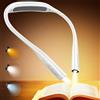 Glocusent Luce per Lettura Libri a Letto, Luce da Collo Ricaricabile con 100h Autonomia, 5 Luminosità Regolabile. Ideale per Leggere e Lavorare (Bianco)