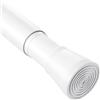 Rod&Trikin Asta Di Tensione Per Tende Senza Trapano Bastone Per Tenda a Pressione Asta Estensibile Per Tende Per Finestre Doccia Bianco 83-160CM