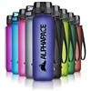 ALPHAPACE Borraccia 350ml/500ml/650ml/1000ml/1500ml con Chiusura Ermetica senza BPA - Ideale per Lo Sport, Bicicletta, Lavoro, Scuola - Con piccolo scompartimento per frutta o aromi - Diversi Colori
