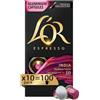 L'Or Capsule Caffè Espresso India Karnatak - 100 Capsule in Alluminio - 10 pacchetti da 10 - Intensità 10 - Compatibili con Macchine Nespresso®* original