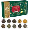 VAHDAM, Assortimento di Tè Sfuso (10 Tè) | Scatola per Infusi di con Nero, Verde, Oolong, Chai e Bianco | Confezioni Regalo Di Di per Donne e Uomini
