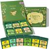 VAHDAM, Confezione Regalo Assortimento di Tè Verde (6 Gusti, 36 Bustine Piramidali) | Scatola per Infusi di con Miscele di Verde | Regalo Di Di per Donne e Uomini