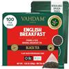VAHDAM, tè per la colazione inglese (100 bustine di tè) | Tè Nero HIGH Energy | Bustine di tè nero forti, robuste e saporite | Preparare tè caldo, freddo o al latte | ANTIOSSIDANTI Ricco