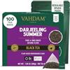 VAHDAM, Tè Nero Darjeeling (100 Bustine) Alto Tenore di Caffeina | Forte, Robusto e Aromatico | Darjeeling Second Flush | The Nero in Bustina | In Bustina Richiudibile con Chiusura Ermetica