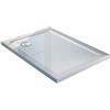 Idralite Piatto Doccia Slim 70x100x4 cm Rettangolare Acrilico Bordato Bianco Lucido mod. Flower