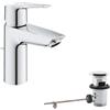 Grohe QUICKFIX Start Miscelatore Monocomando per Lavabo, Taglia S, Finitura Cromata, Strumento di Installazione Incluso