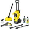 Kärcher idropulitrice K 3 FJ Home, max. 120 bar, 380 l/h, superficie: 25 m²/h, filtro acqua, 4,3 kg, pistola ad alta pressione, ugello rotante e per schiuma, lancia Vario Power, kit per la casa