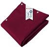 Tecplast Telo PVC Impermeabile 3x4 m Rosso Bordeaux - Garantia de 5 anni TECPLAST - LP506MU - Telone PVC occhiellato - Resistenza Anti-UV