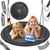 KESSER® Altalena a Rete Rotonda Regolabile per Bambini e Adulti, 100 cm, Antracite