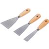 BGS Do it yourself BGS Diy 85218 | Serie di spatole | Manico in legno | 30 / 50 / 80 mm | 3 pz.