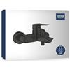GROHE Start miscelatore monocomando per vasca con deviatore automatico vasca/doccia (montaggio a parete, leva in metallo, cartuccia ceramica da 35 mm, rosette a parete in metallo, QuickSpanner inclus