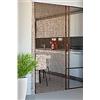 BIANCHERIAWEB Tenda Antimosca Antirumore Catenella Perline A Caduta Pannello Porta Finestra Casa Ambra 100x200 Arancione