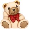Generico Thun teddy Aldo con fiocco rosso