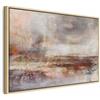 murando - Quadro con Cornice Naturale Astratti 120x80 cm 1 Pezzo - Stampa su Tela Strutturata - Quadri Moderni Soggiorno Grandi - Pannelli Decorativi per Pareti - Telaio in Legno - n-A-1400-b-a