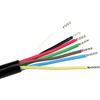 as - Schwabe Cavo per automobili 7x1 - 12 V connessione per esterni e caravan - Cavo adattatore 10 m - Cavo autoelettricoe 7-pole - Accessori per caravan e camper - Made in EU - Black I 78190