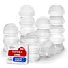 LouMaxx Gommini Paracolpi | Set di 20 Piedini Trasparenti Ø 13mm | Piedini in Gomma Autoadesivi Tenuta Extra Forte | Gommini Protettivi Prima Qualità