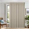Deconovo Tende Oscuranti 100% con Nastro Arricciatore - Set di 1 Pannelli 300x220 cm Beige, Tende per Interni Moderne per Camera da Letto e Soggiorno