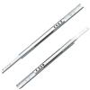 Amig - Guide Scorrevoli per Cassetti Mod.25 Set da 2 Pezzi - Guide a Estrazione Parziale per Mobili, Cassetti e Armadi, Fluido e Resistente - 406 x 17 mm, Portata 15 kg/Coppia - Acciaio Zincato