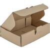 IMBALLAGGI 2000 - Scatole Trasloco Fustellate Piatte, 200 Pz 19x11x5, Scatole Cartone Resistenti Doppio Strato, Scatoloni Imballaggio Spedizioni Preformati, Cartoni per Traslochi Porta Oggetti Larghi