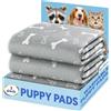 Baodan Traverse Cani, 3 pezzi Traversine Lavabili per Cani 80x90 cm, Riutilizzabili Assorbenti Rapidi Tappetini Cane Puppy Pads per Cane, Gatti, Porcellini d'India