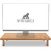 MY FAT GORILLA Supporto Monitor Scrivania Bambu - Supporto Monitor - Supporto PC - Rialzo