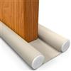 HOGARLAX® Paraspifferi Sottoporta - Compatibile SOLO con Porte Fino a 5 cm di Spessore (Interne e d'Ingresso) - Isolante Termico, Guarnizione Porta, Antispifferi e Para Spifferi - Beige, 93 cm